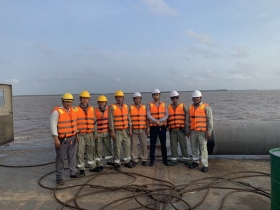 Niềm tự hào Sigma trên công trường nhà máy điện gió Bến Tre